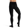 Capezio MT11 Balletlegging Heren Maillot met Voet Zwart met achternaden