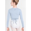 Wear Moi Menuet balletvestje meisjes lichtblauw wikkelvest