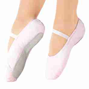 SoDanca So Danca BAE24 Canvas Balletschoenen met Doorlopende Zool - universele pasvorm