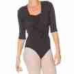 Papillon PA2051 Zwart Wikkelvest voor Dames met Halve Mouwen