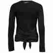 Papillon 10PA2269 balletvest dames lange mouwen zwart achterkant 