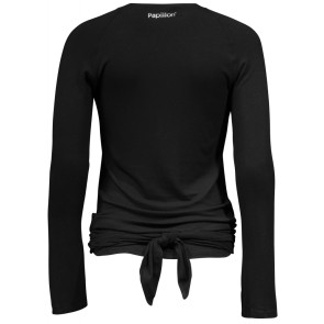 Papillon 10PA2269 balletvest dames lange mouwen zwart achterkant 