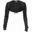 Papillon 9PA2746 balletbolero lange mouwen zwart voorkant
