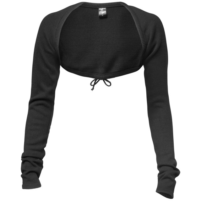 Papillon 9PA2746 balletbolero lange mouwen zwart voorkant