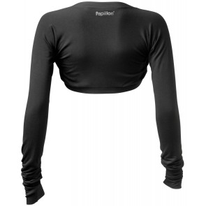 Papillon 9PA2259 balletbolero lange mouwen zwart achterkant 