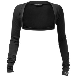 Papillon 9PA2259 balletbolero lange mouwen zwart voorkant