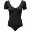 Papillon PA4025 dames balletpak met korte mouw V-hals voorkant