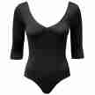 Papillon PA4035 comfortabel dames balletpak met driekwart mouwen voorkant