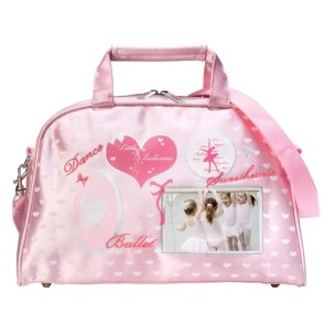 papillon roze schoudertas