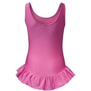 Papillon PK4040 kinderballetpak met kort rokje roze achterkant 