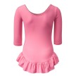 Papillon PK4145 balletpakje voor kinderen met lange mouwen en kort rokje roze achterkant 