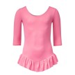 Papillon PK4145 balletpakje voor kinderen met lange mouwen en kort rokje roze voorkant