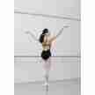 Papillon 7PA4204 dames balletpak met bandjes op de rug zwart 