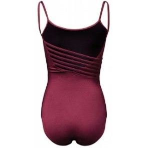 Papillon 7PA4201 balletpak met spaghettibandjes katoen en lycra rood achterkant