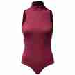 Papillon 7PA4214 balletpak turtleneck zonder mouwen rood voorkant