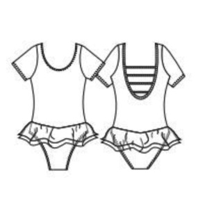 Papillon 12PK4241 balletpakje patroon