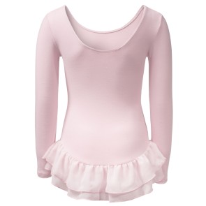 Papillon PK4047 kinderballetpakje met rokje en ronde hals 