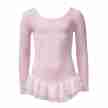 Papillon PK4047 zalmroze balletpakje met lange mouw