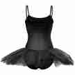 Papillon PA4090 dames balletpak met tutu achterkant zwart