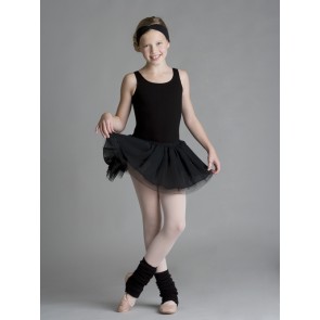 Papillon 12PK3279 dubbellaags balletrokje zwart 