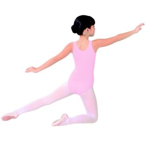 SoDanca E8001 roze kinderballetpakje hemdmodel achterkant 