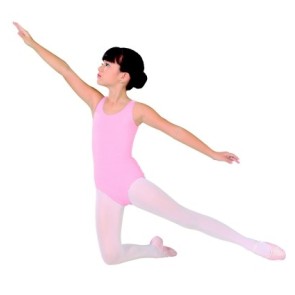 SoDanca E8001 roze kinderballetpakje hemdmodel voorkant