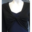 Papillon 134PA2913 dames bolero twist voorzijde zwart 
