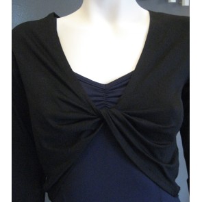 Papillon 134PA2913 dames bolero twist voorzijde zwart 