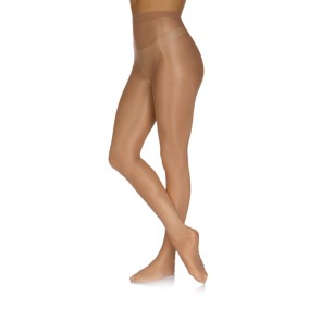 Papillon PA6020 Ultra Shimmery Danspanty voor Volwassenen light toast met voet