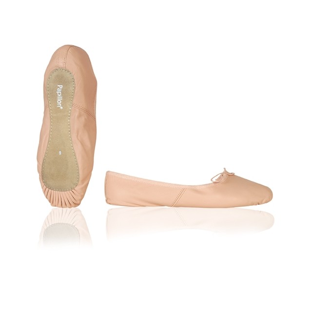 Papillon Smalle Balletschoenen met Doorlopende Zool PA1000B