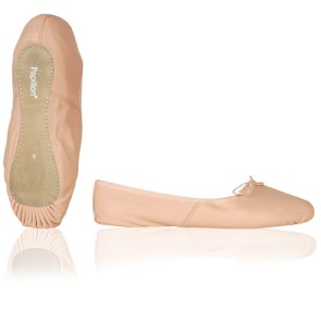 Papillon Smalle Kinderballetschoenen met Doorlopende Zool PK1000B