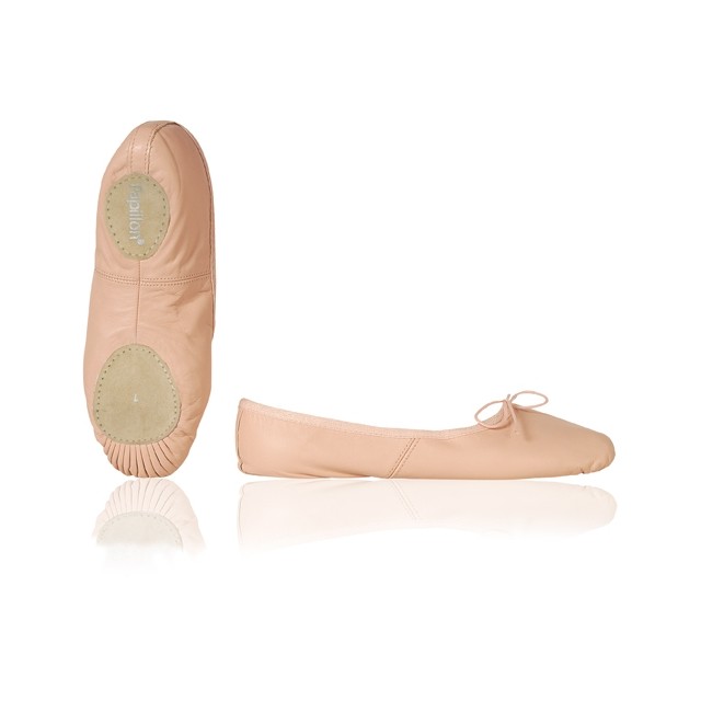 Papillon Kinder Balletschoenen Leer met Splitzool PK1002
