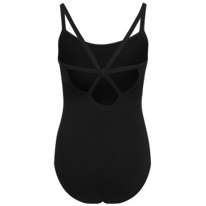 zwart balletpakje voor kinderen 12PK4212 spagetti bandjes