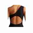 Capezio 10186 zwart dames balletpak een schouder achterkant