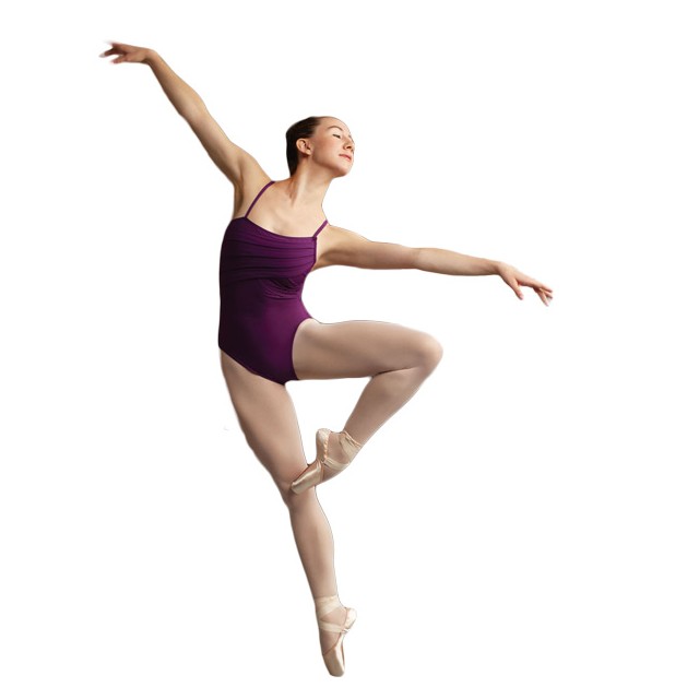 Capezio 10191 dames balletpak spaghettibandjes rood 