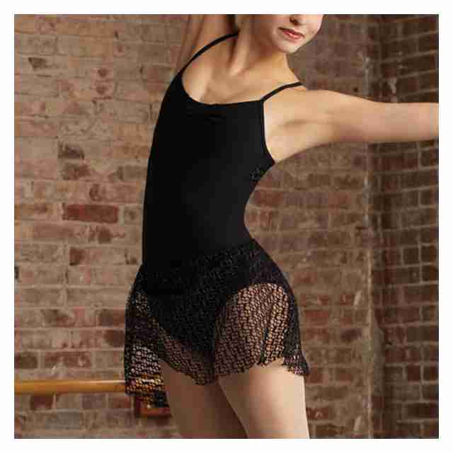 Capezio 10188 dames gekruiste dunne bandjes voorkant