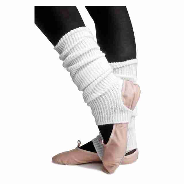 Intermezzo beenwarmers kort en met opening wit 