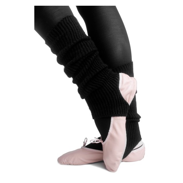 Intermezzo beenwarmers kort en met opening zwart 