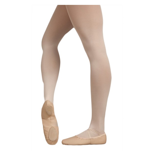 Capezio lederen balletschoenen voor heren Cobra 2033 huidskleur