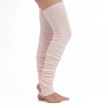 Intermezzo M2657 Lange zwarte Beenwarmers zalmroze 90CM