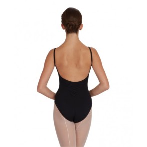 Capezio 10317 dames balletpak spaghettibandjes kanten V-hals achterkant 