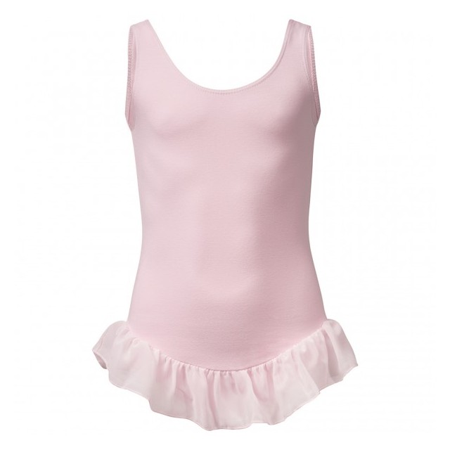 Papillon Balletpakje zonder mouw, voile rokje, katoen PK4041