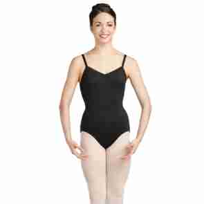 Capezio zwarte leotard met verstelbare bandjes BX101