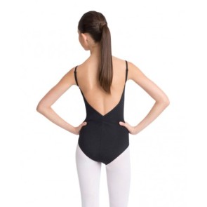 zwart balletpak lage rug