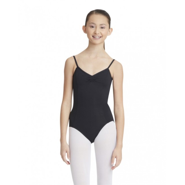 Capezio Adjustable camisole leotard met pinch front MC100