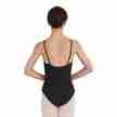 Capezio TC0040W balletpak spaghettibandjes gekruist op de borst achterkant zwart