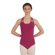 Capezio TC0037 dames balletpak dunne bandjes roze voorkant