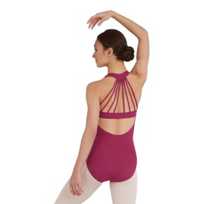 Capezio TC0037 dames balletpak dunne bandjes roze achterkant