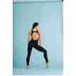 Capezio 10263 dames balletpak met lange pijpen zwart achterkant 