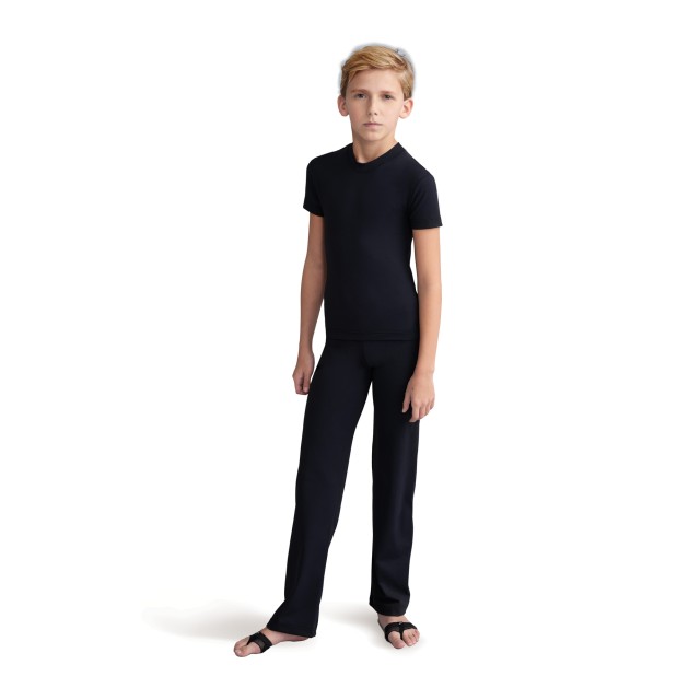 Capezio Fitted Tactel Crew Neck Boys